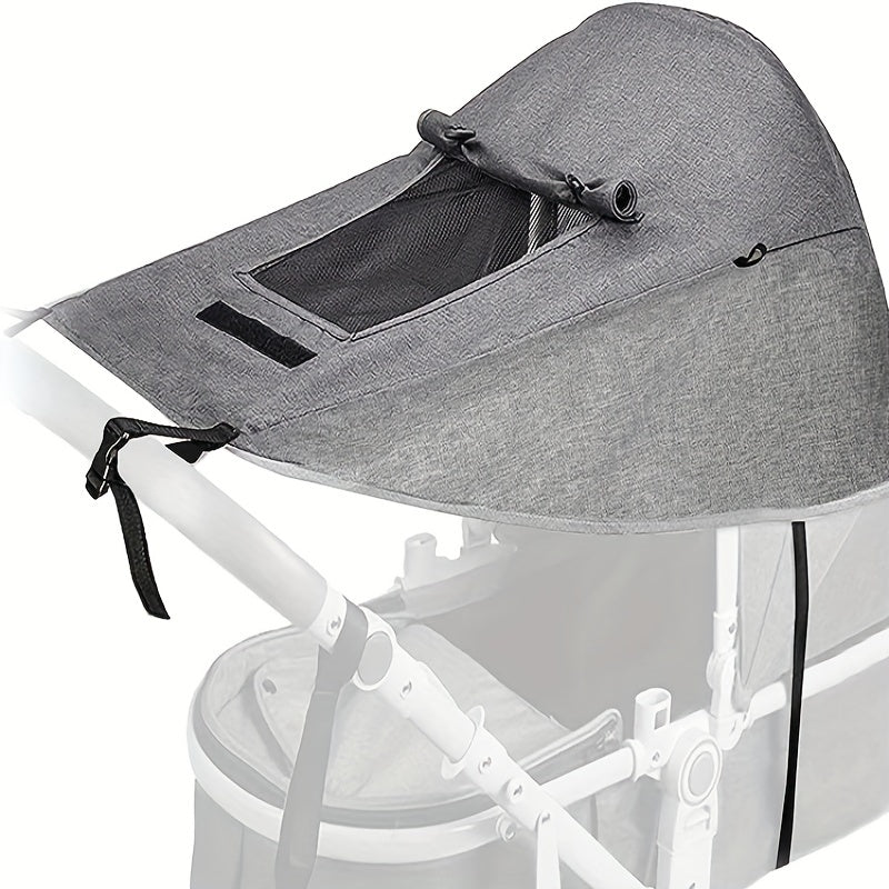 Foldable Sunshade for Stroller – UV Protection and Flexible Straps for Perfect Coverage