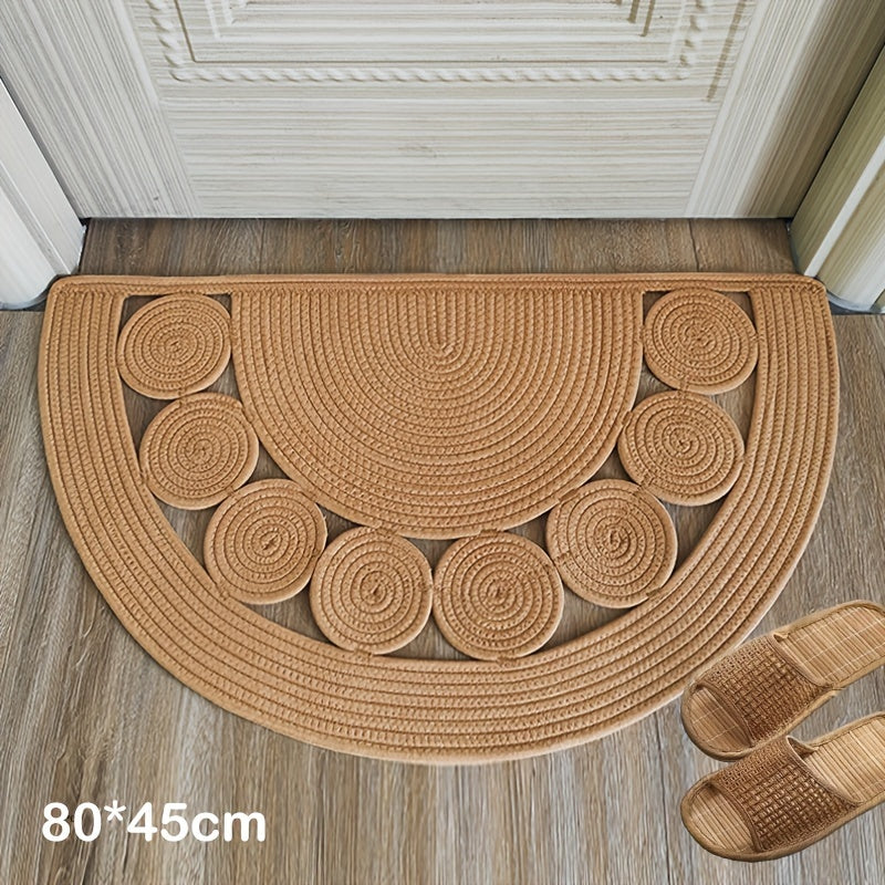 Bohemian Handwoven Bath Mat – Perfect for Your Bathroom or Entryway