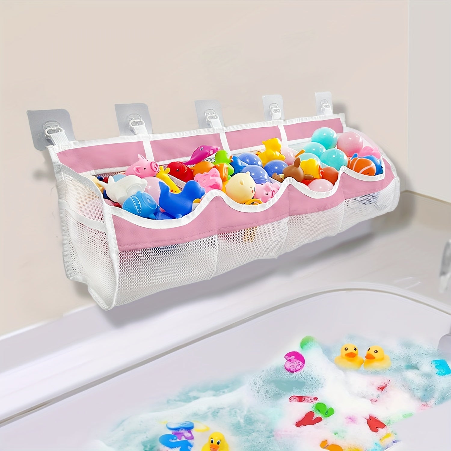 Mesh Bath Toy Organizer - Perfect for Tidiness