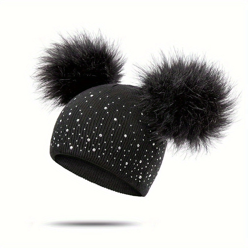 Lily Girls Pompon Hat - Playful and Warm for the Winter Months