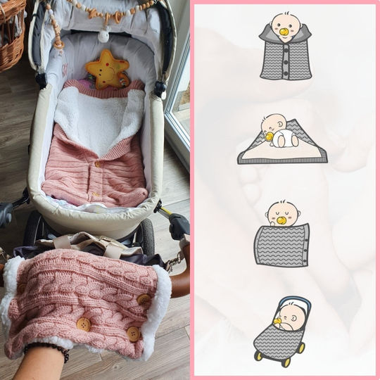 SnuggleNest Baby Sleeping Bag - For Warmth and Comfort in the Stroller