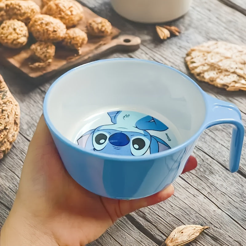 3-Piece Stitch Tableware Set – Bowl, Mug, and Spoon with Cute Cartoon Design