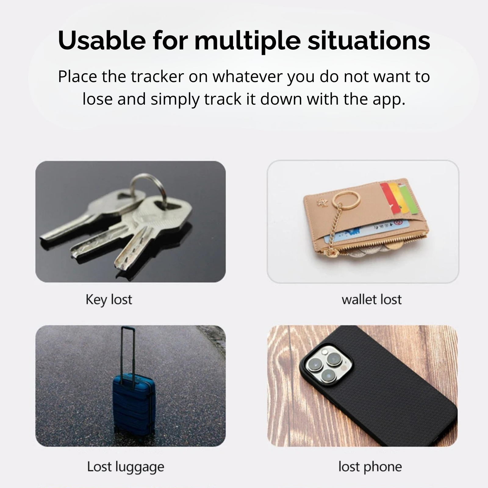 TrackMate Pet Finder – Bluetooth Anti-Loss Tracker for Pets and Belongings