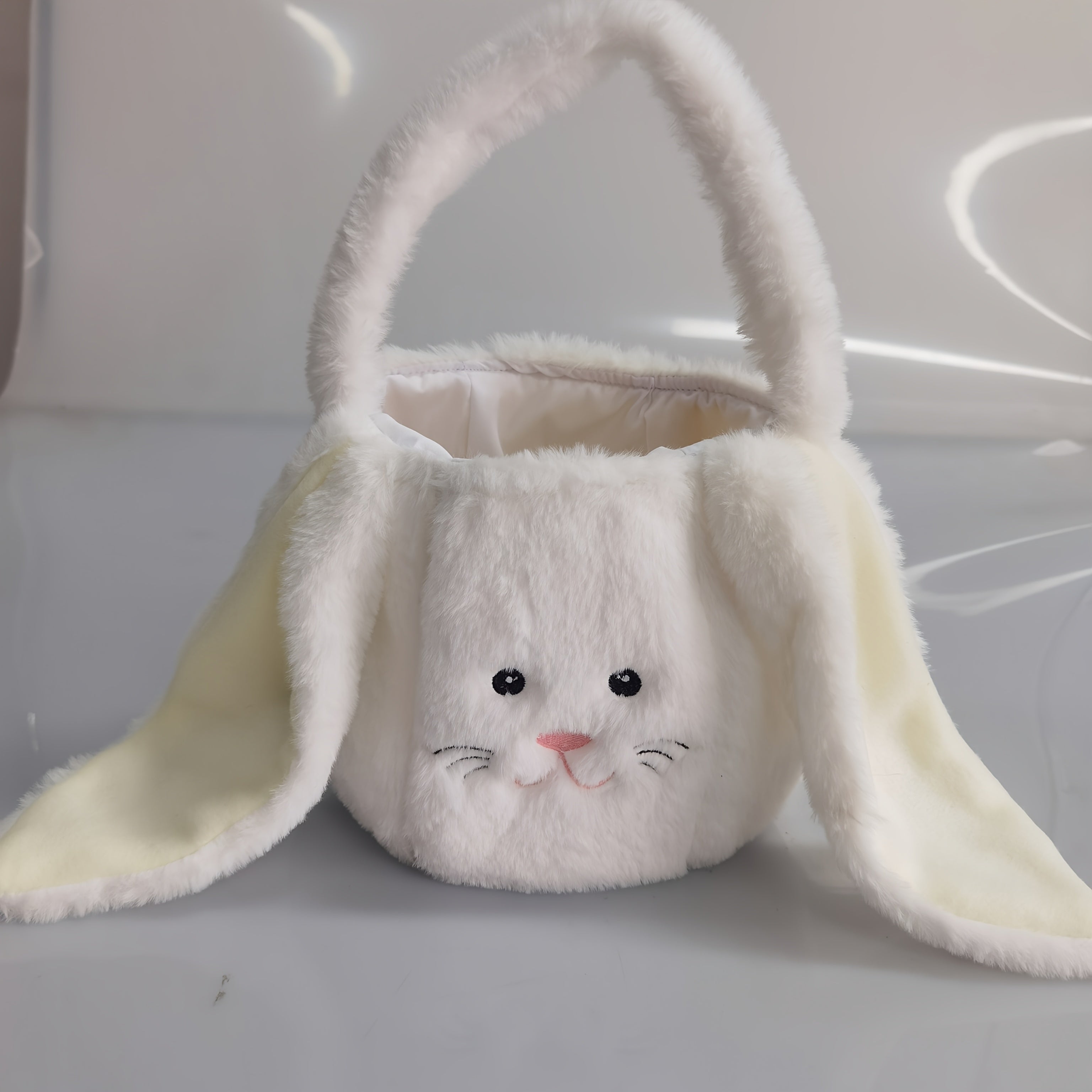 Joyful Easter Bunny Basket – Perfect for Easter Celebrations and Spring Decorations