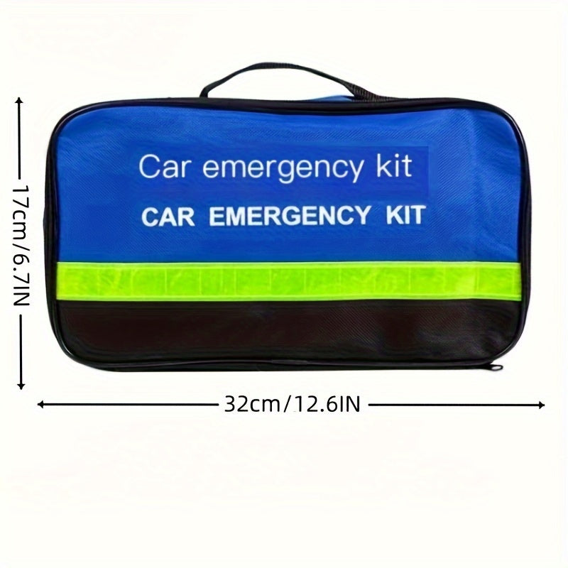 Auto Emergency Kit – Warning Triangle, Safety Vest, Cables, and More