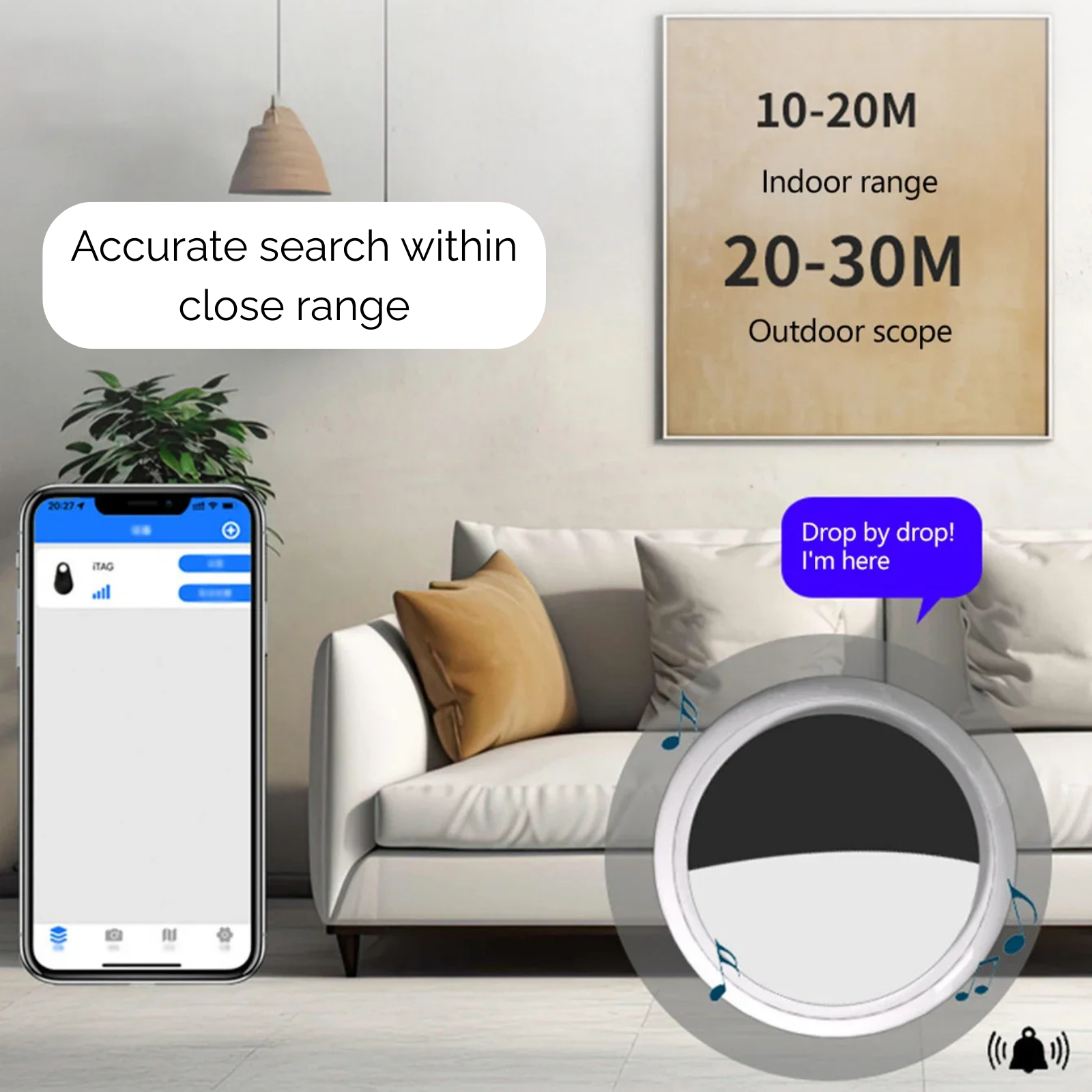 TrackMate Pet Finder – Bluetooth Anti-Loss Tracker for Pets and Belongings