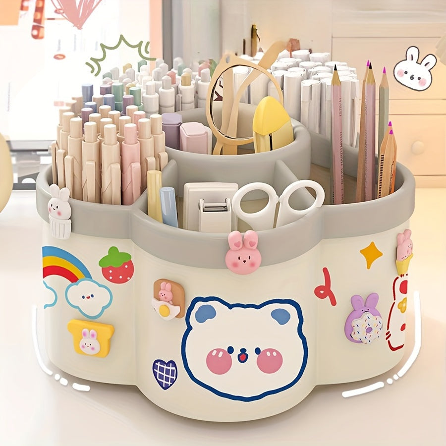 Colorful Animal Stationery Organizer - For a Cheerful Workspace