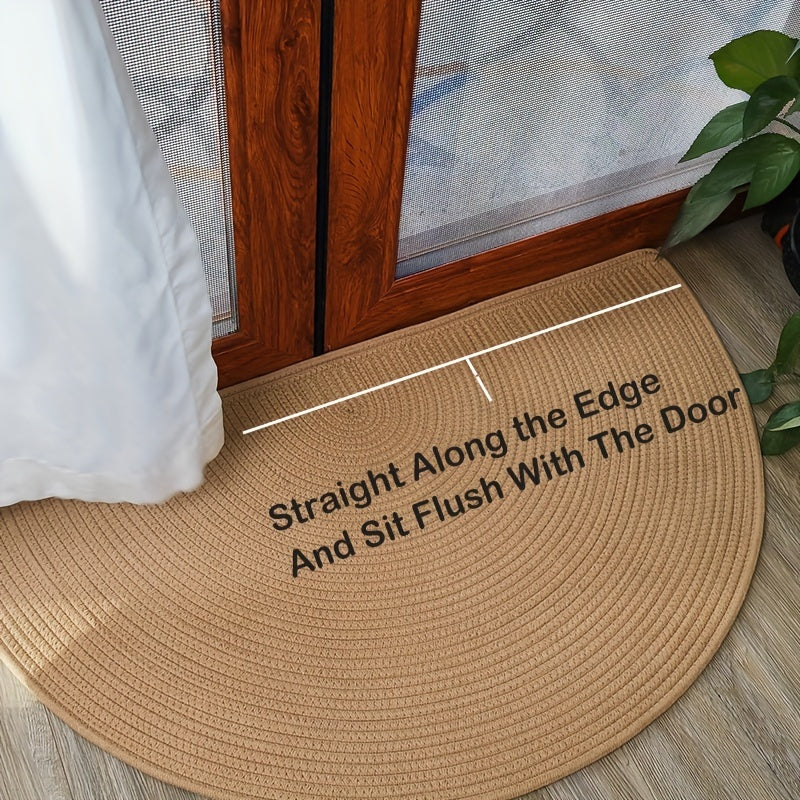 Bohemian Handwoven Bath Mat – Perfect for Your Bathroom or Entryway