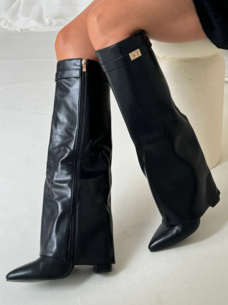 Luxe Suede Over-the-Knee Boots for Women – Comfort and Class