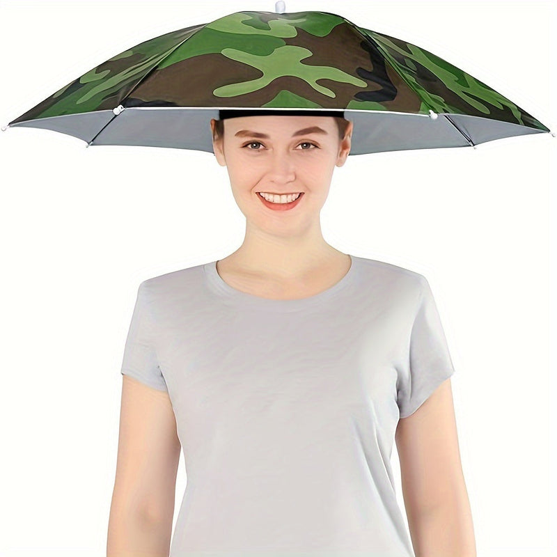 SunShade Umbrella Hat – Lightweight, UV-Protective, and Hands-Free