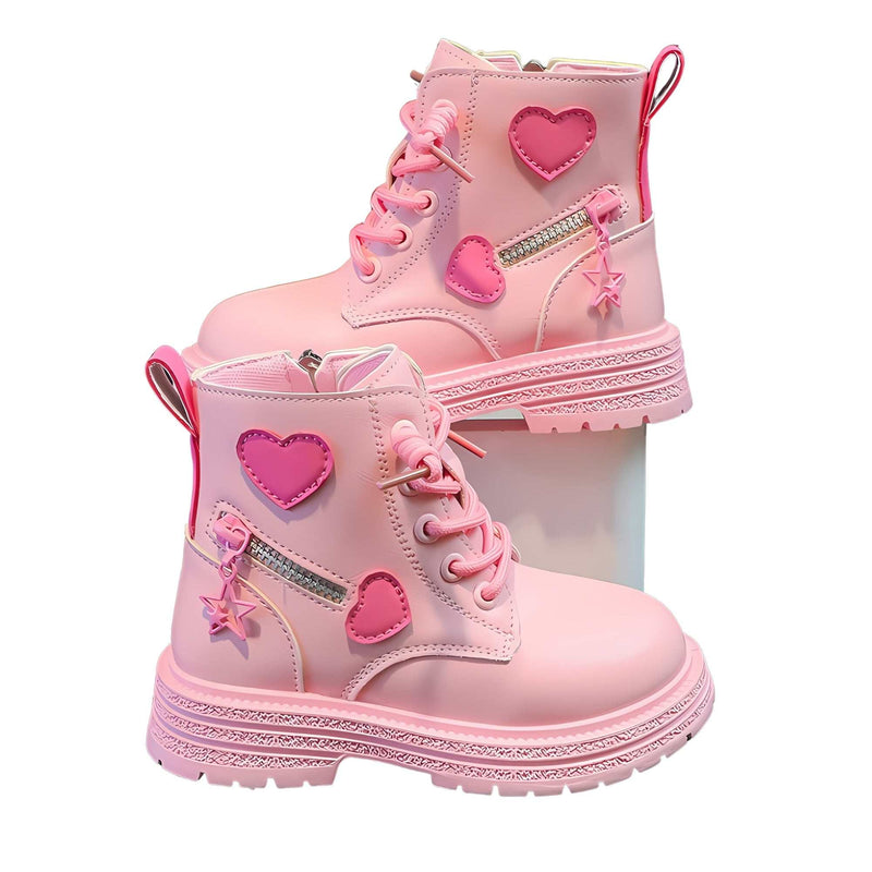 HeartStyle Boots - Cute Girls' Boots with Playful Details