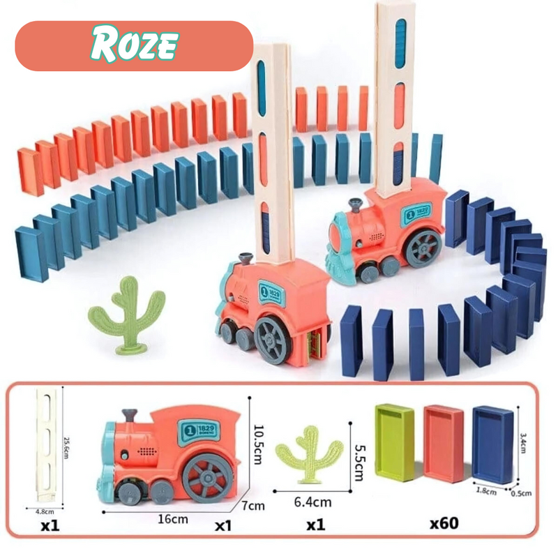 Automatic Domino Train - Playful and Educational