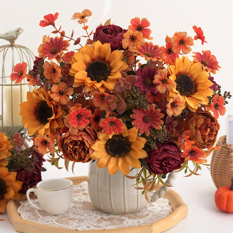 Autumn Flower Arrangement Set – Colourful and Atmospheric for Any Space
