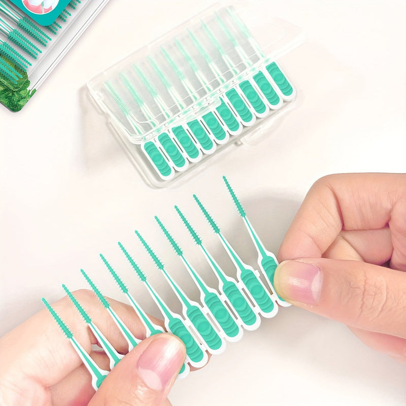 Soft Interdental Toothpicks – Mint Fresh and Ergonomically Designed