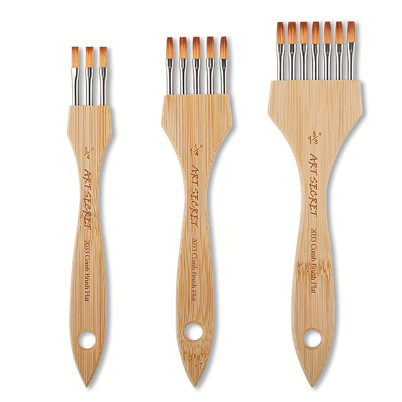ArtSecret Multi-Tined Comb Set – Creative and Versatile for Painting