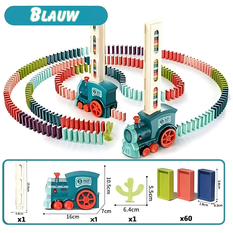 Automatic Domino Train - Playful and Educational