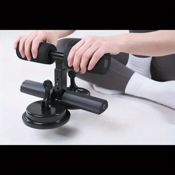 Adjustable Sit-Up Assistant with Double Suction Cups – Ideal for Home Fitness and Core Training
