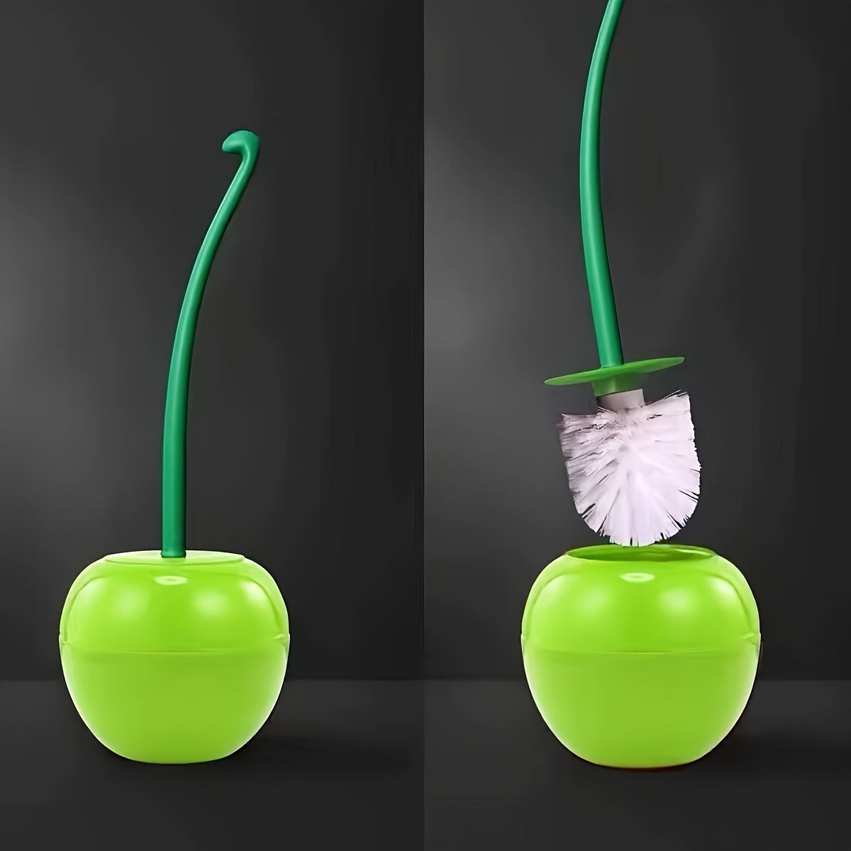 Cherry-Shaped Toilet Brush - For Stylish Bathroom Cleaning