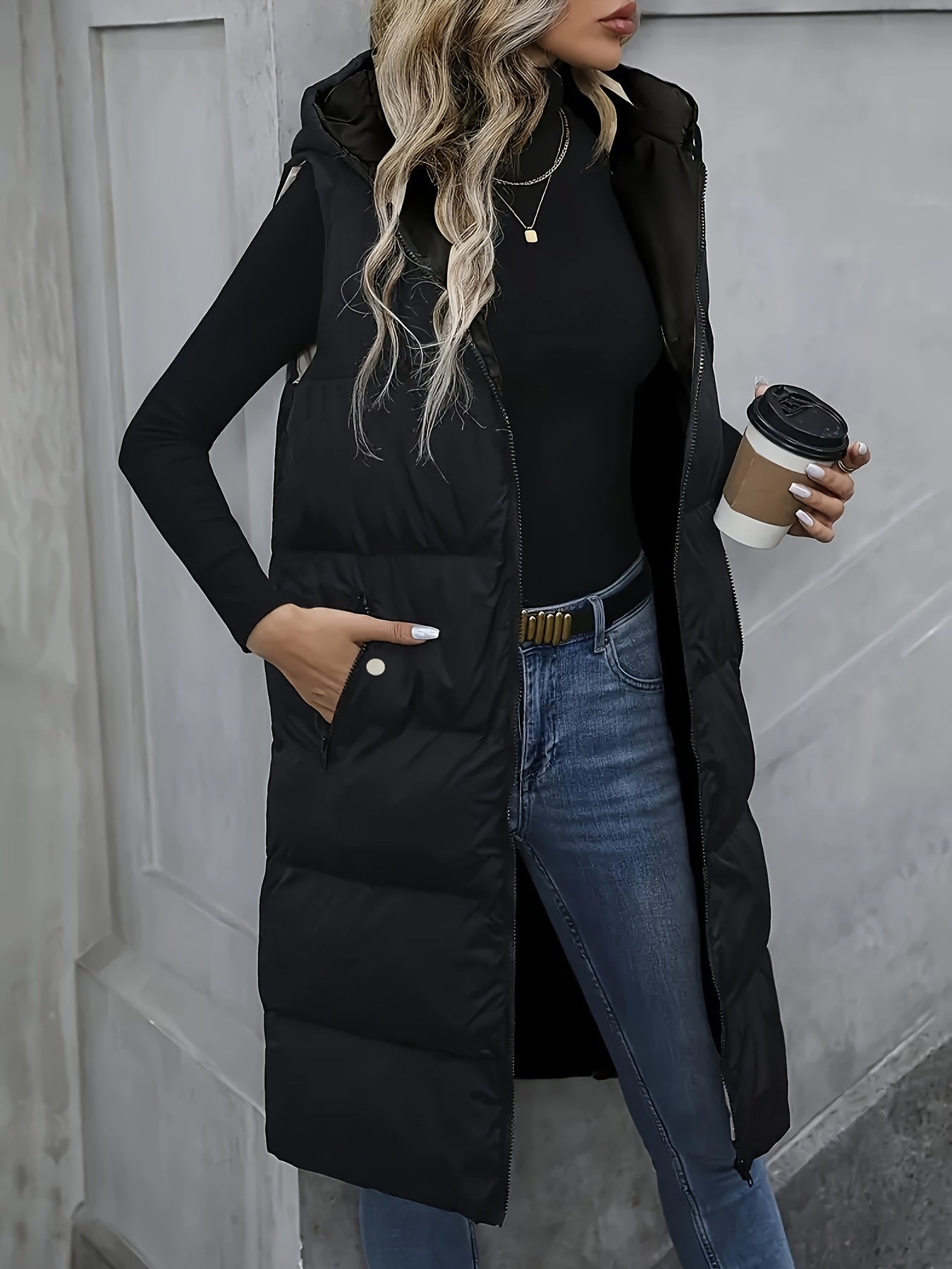 Eva Puffy Vest - Stylish and Warm for Women in Autumn and Winter
