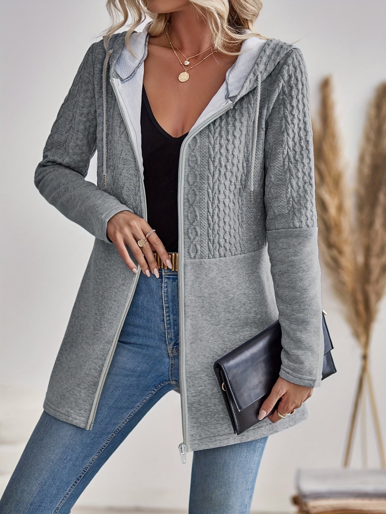 Mila Knitted Hoodie - Comfort and Style for Autumn and Winter for Women