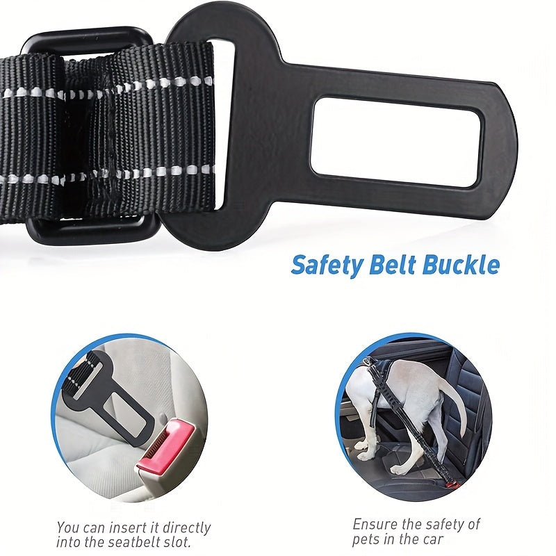Adjustable Bungee Dog Leash – Shock Absorbing and Reflective for Large Dogs