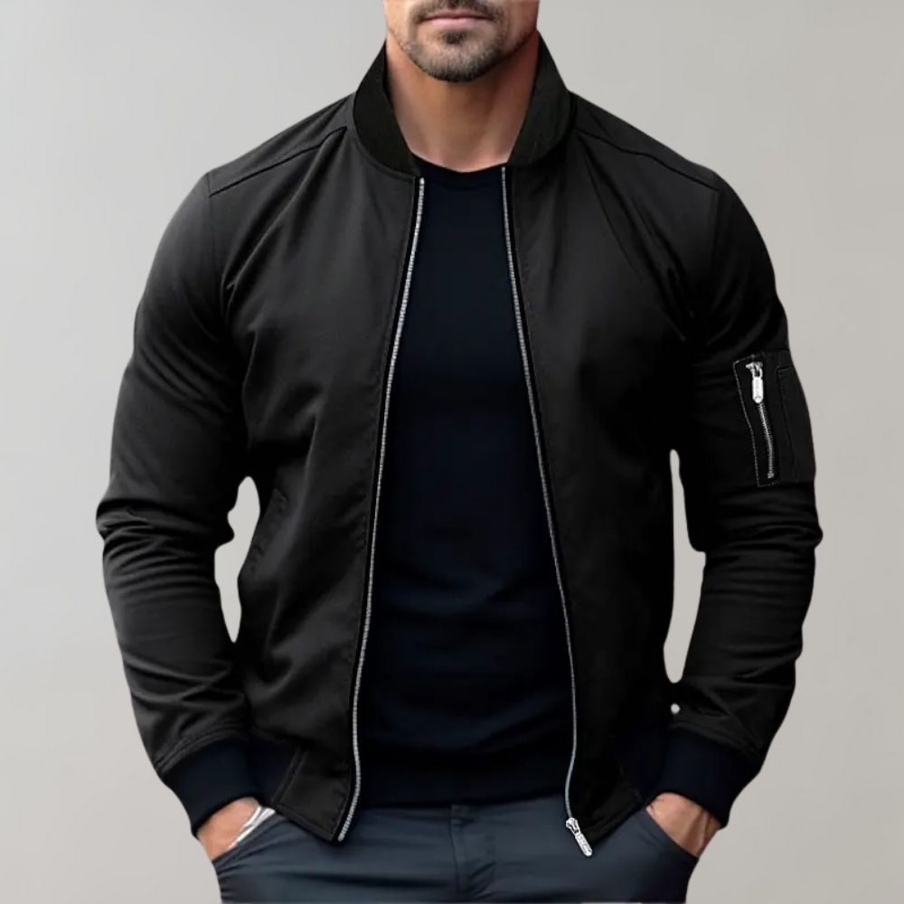 Lightweight Men’s Bomber Jacket – Breathable and Stylish Spring Wear