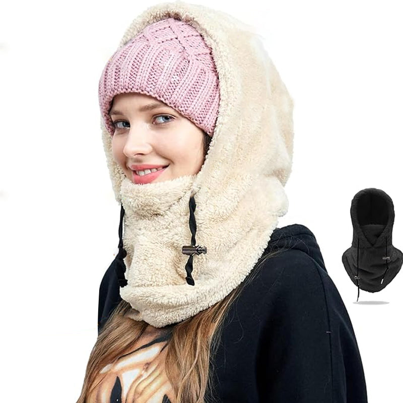 ArcticShield 3-in-1 Winter Hat – Warm, Windproof, and Multifunctional