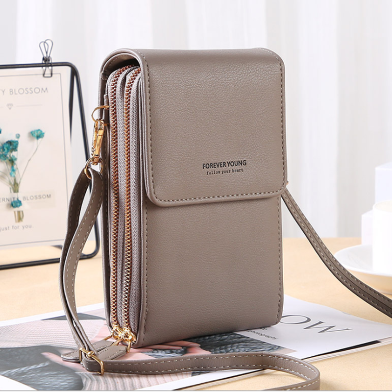 Touchscreen Phone Bag with Wallet Function – Compact Crossbody for Daily Use
