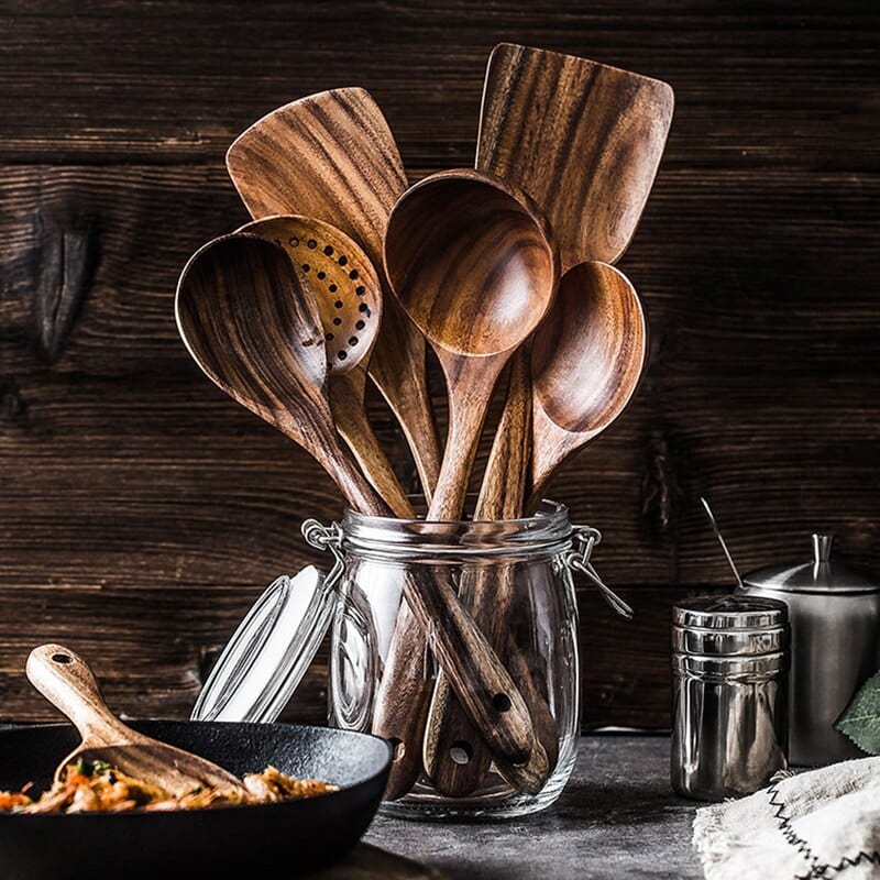 Natural Wooden Kitchen Set – Sustainable and Stylish Cooking