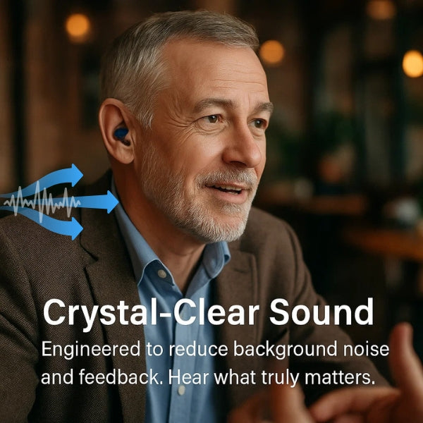 Rechargeable Hearing Amplifier – Invisible & Powerful Sound