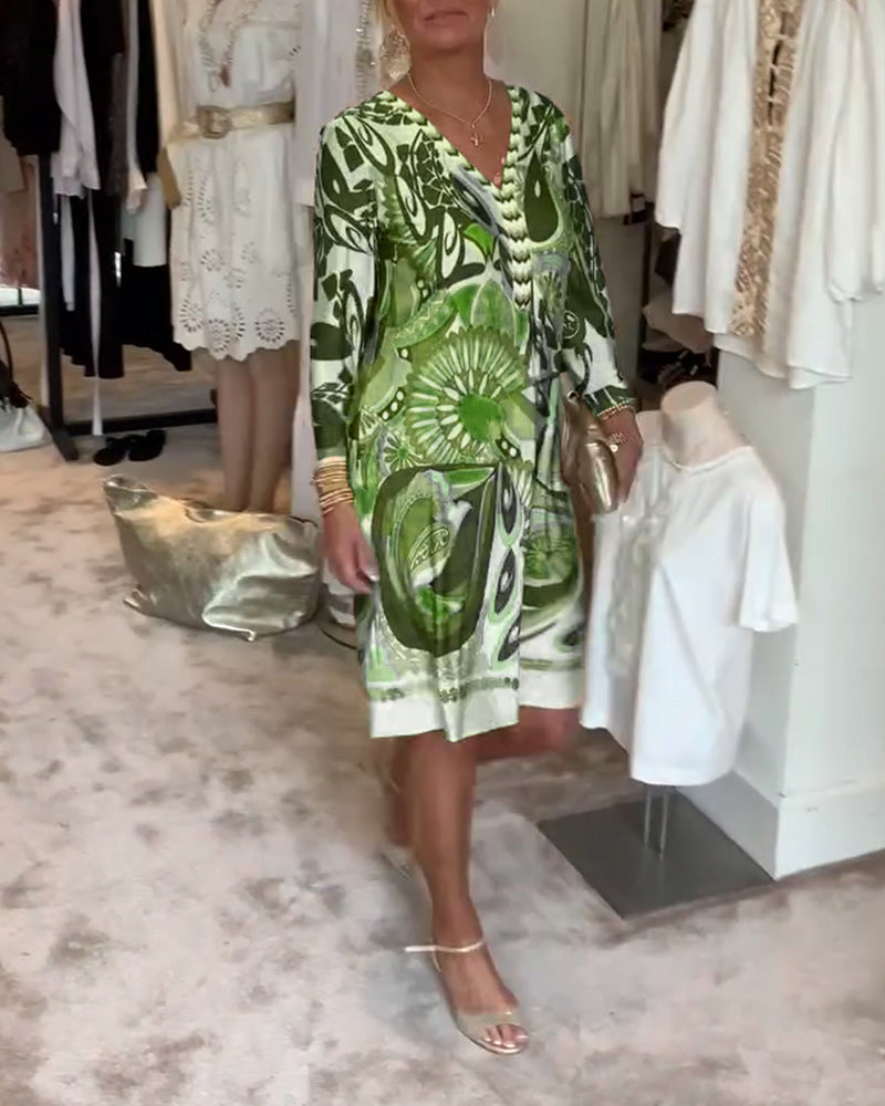 Vintage Vibe Dress - Elegant and Comfortable for Any Occasion