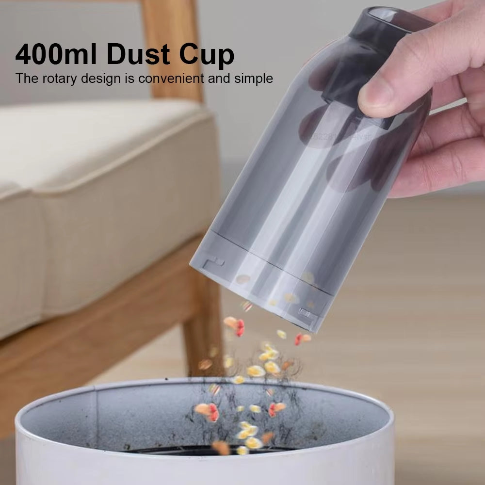 PowerClean Wireless Car Vacuum Cleaner – Compact and Super Powerful