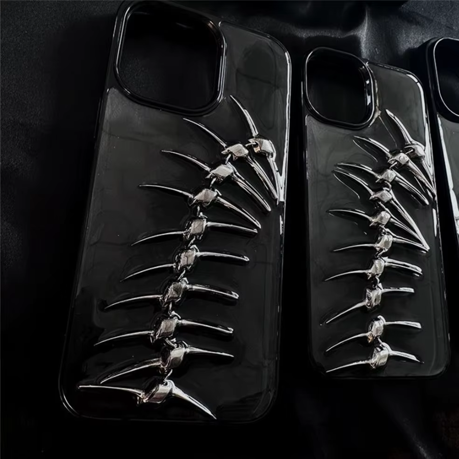 3D Herringbone Design Phone Case – Tough and Protective