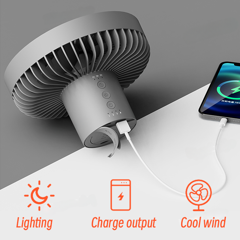 Portable Breeze+ Fan – Foldable Design with Extended Runtime