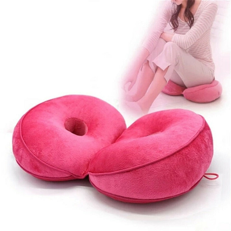 DualComfort Seat Cushion – Ergonomic Support for Back and Hips
