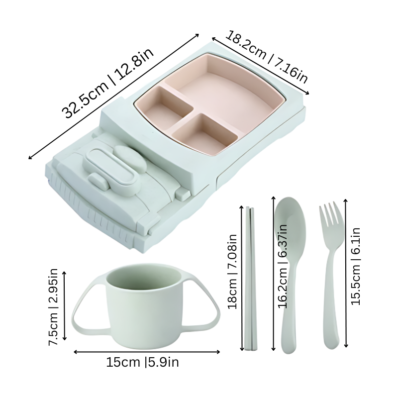 Cheerful Lunchbox Set - Multifunctional and Healthy