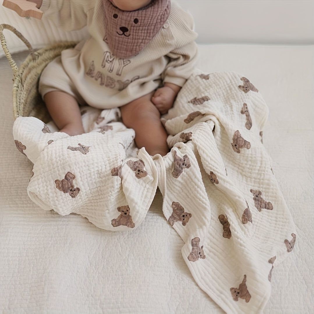 SnuggleBears Baby Blanket - Soft and Warm for Your Little One