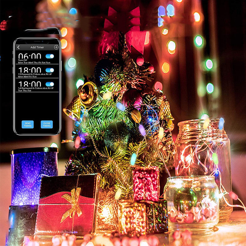 SmartGlow Christmas Lights - Colorful Lighting with App Control