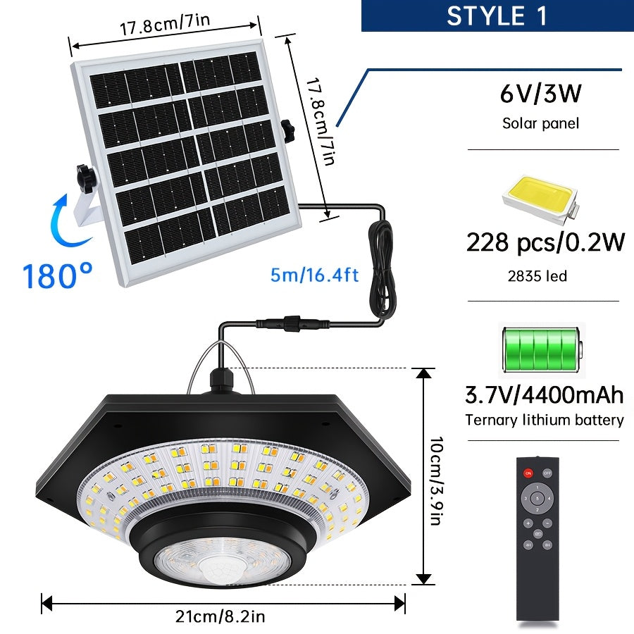 Smart Solar Hanging LED Lamp – Bright, Safe, and Energy-Efficient