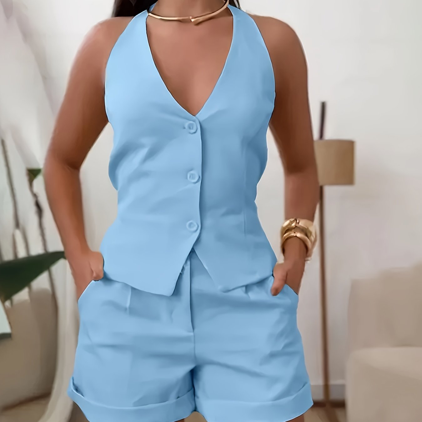 Summer Light Yellow Set – Feminine, Fresh, and Comfortable