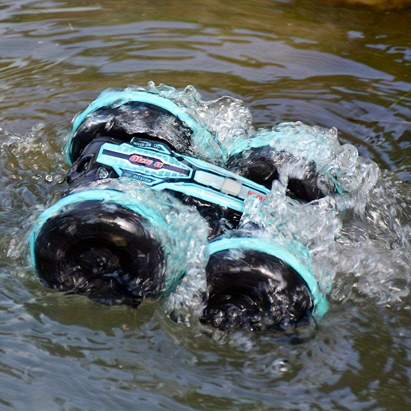 Amphibious Stunt RC Car - Fast, Durable, and Waterproof for Adventures
