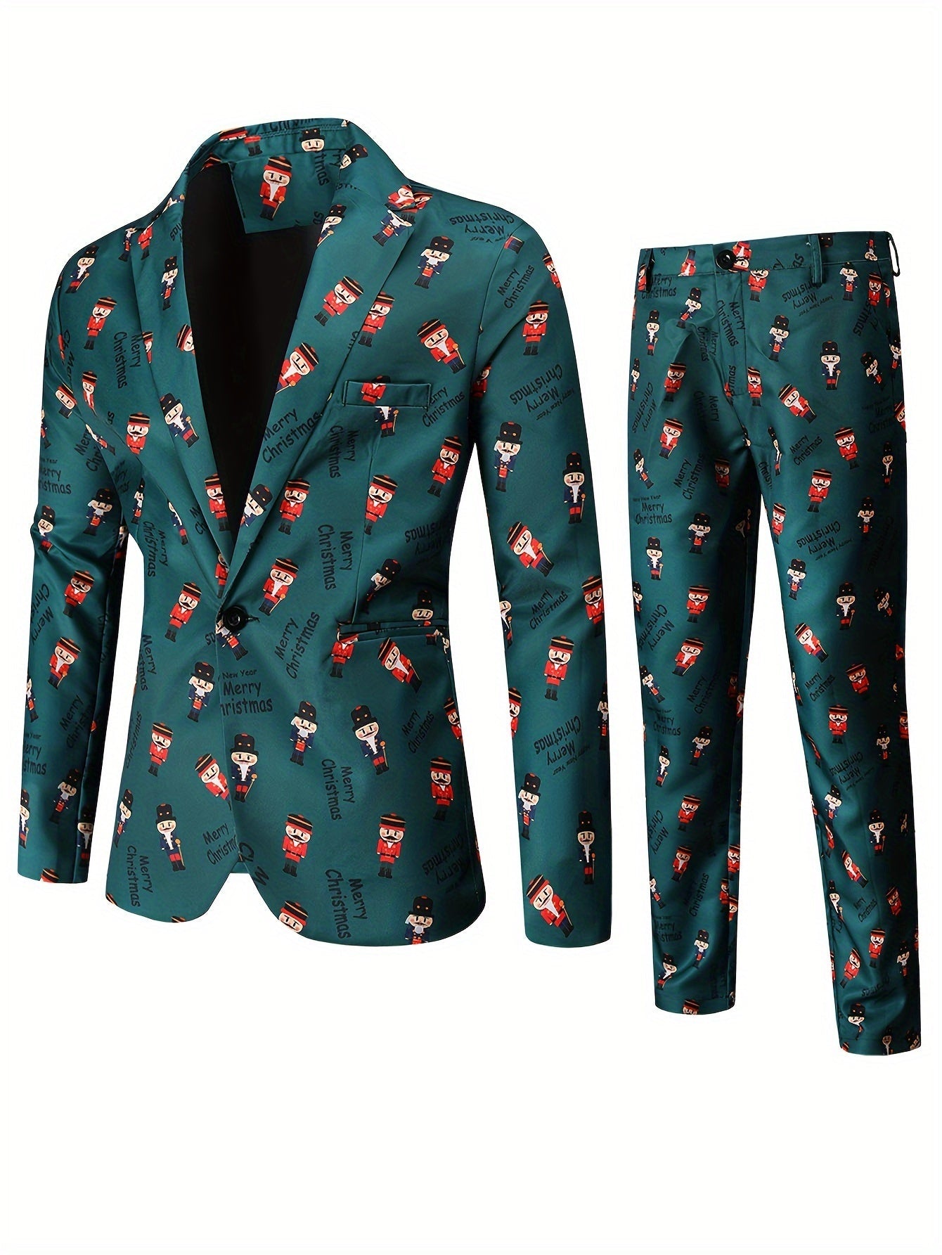 Teddy's Festive Suit – Joyful and Playful