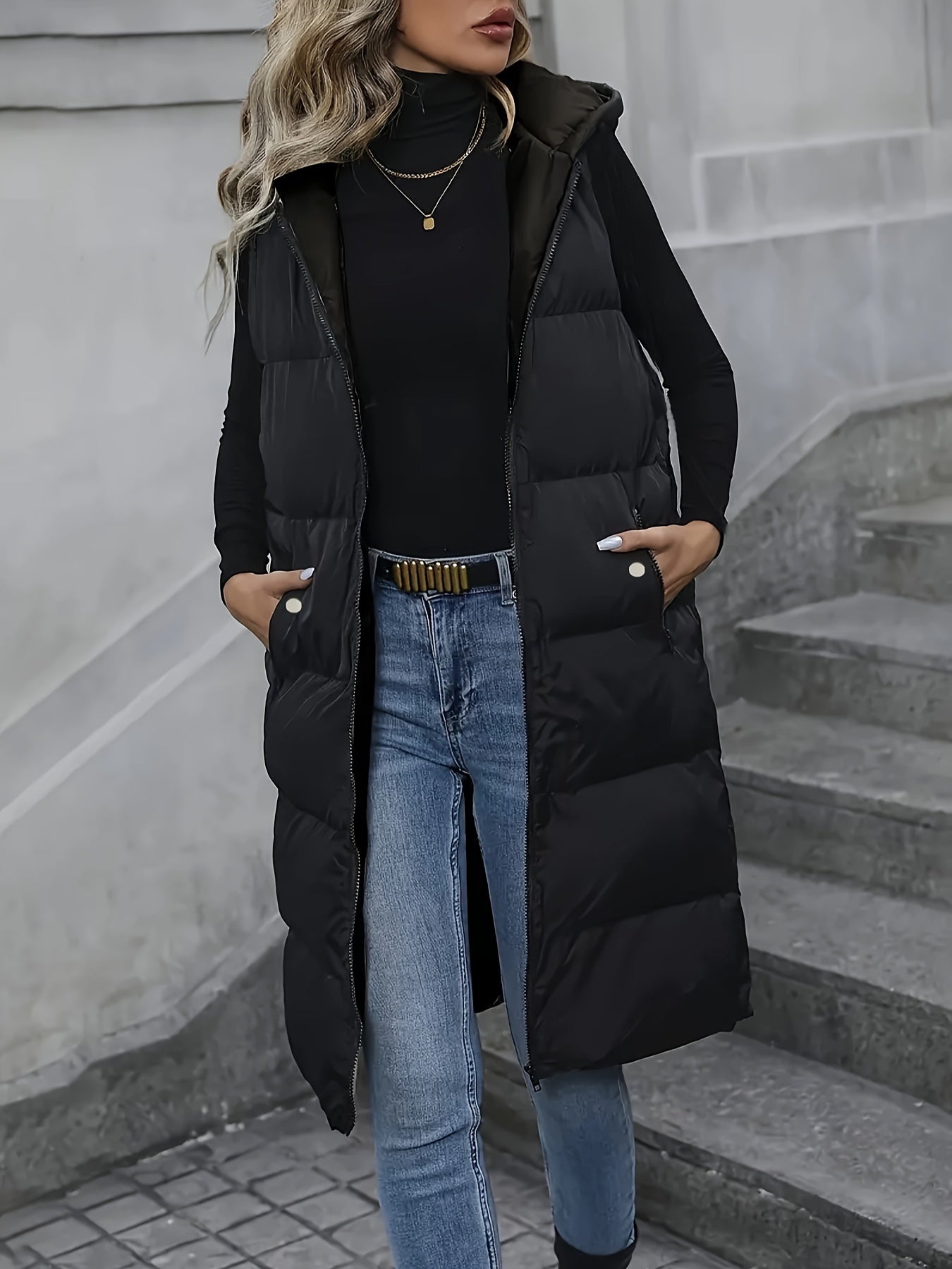 Eva Puffy Vest - Stylish and Warm for Women in Autumn and Winter