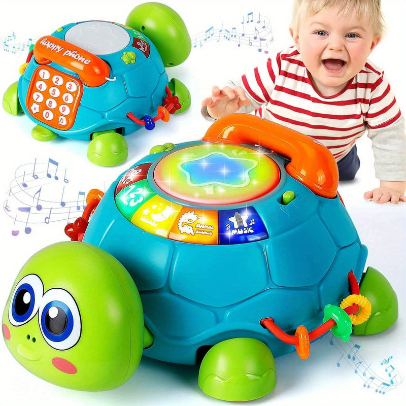Interactive Musical Turtle Toy for Children – Educational and Fun, With Lights and Sounds