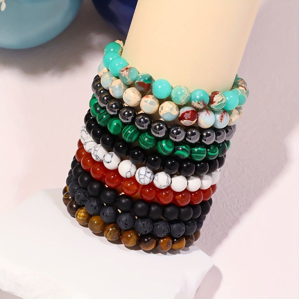 Colorful Natural Stone Bracelets - For a Stylish Flair