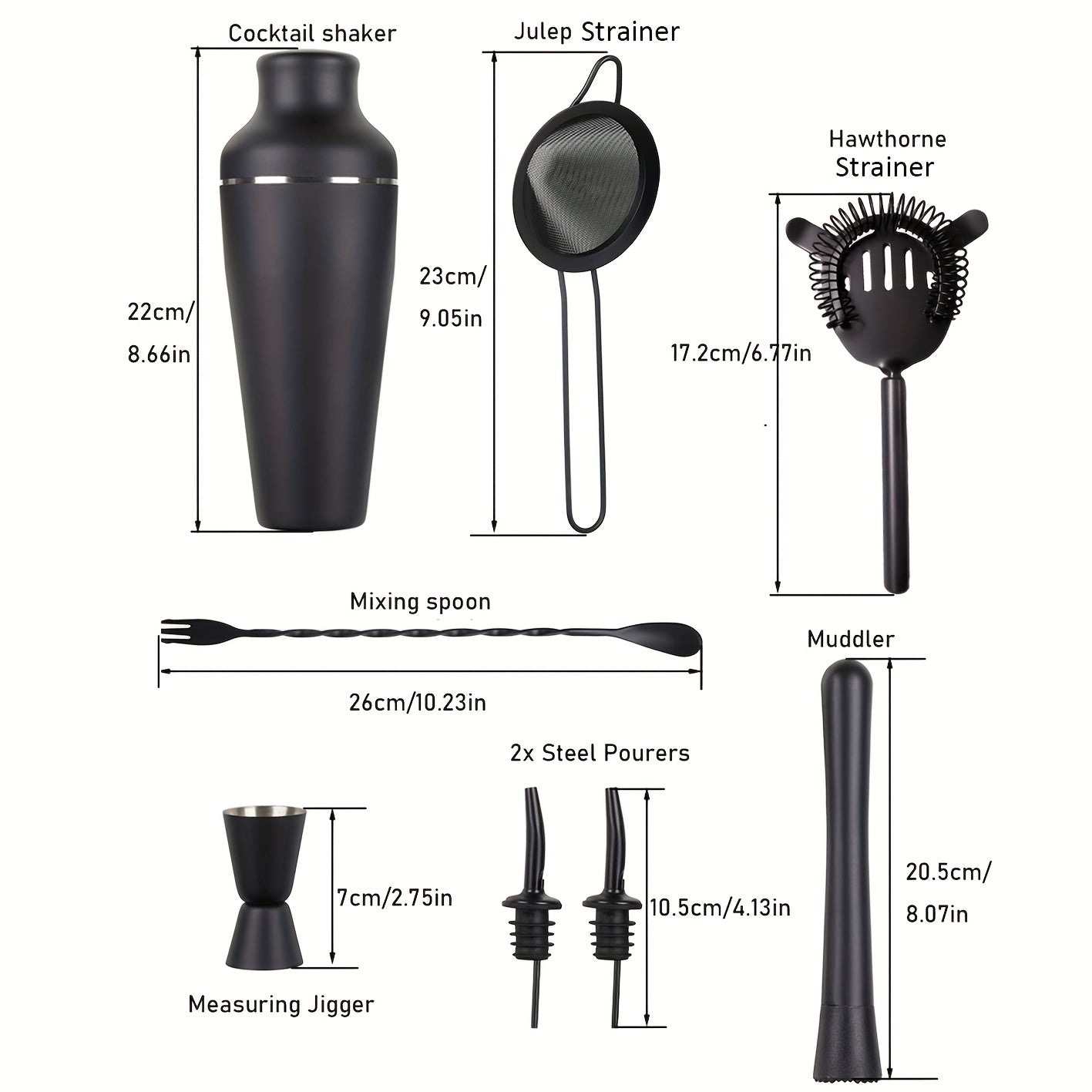 Cocktail Set - Professional Bar Accessories for Home Use