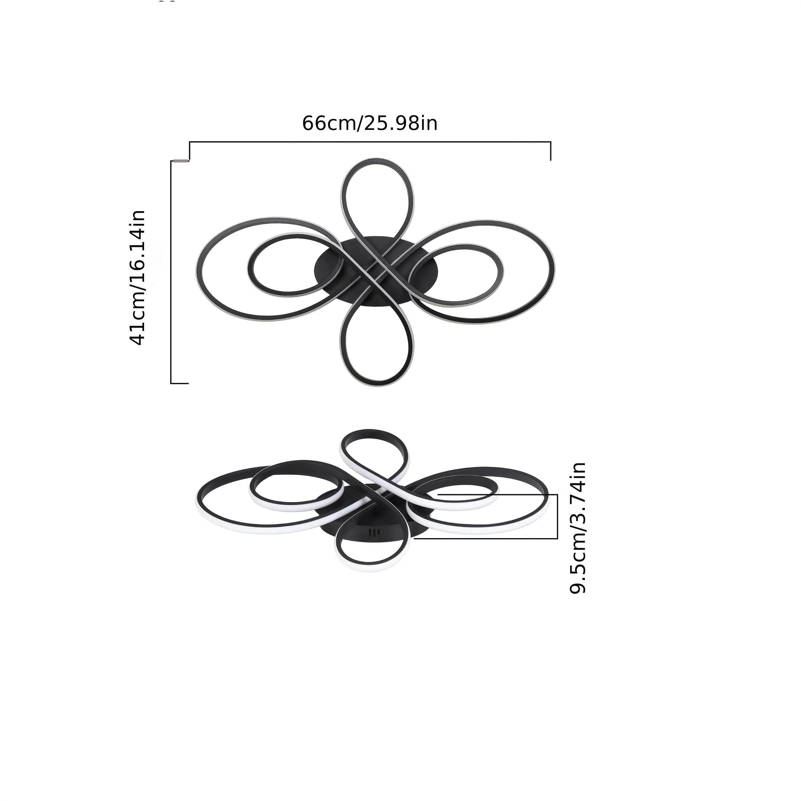 LED Ceiling Lamp 90W – Large Diameter and Dimmable