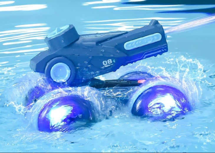 SplashRider Amphibious RC Water Cannon Truck – Splashing Play Fun