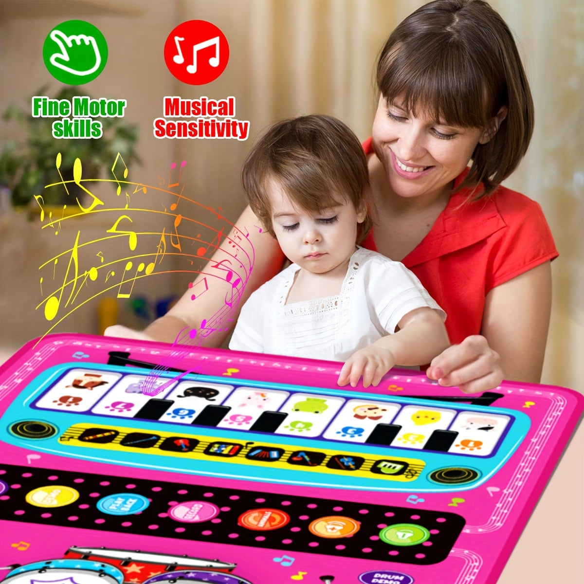 Colorful Music Play Mat - For a Creative Musical Experience