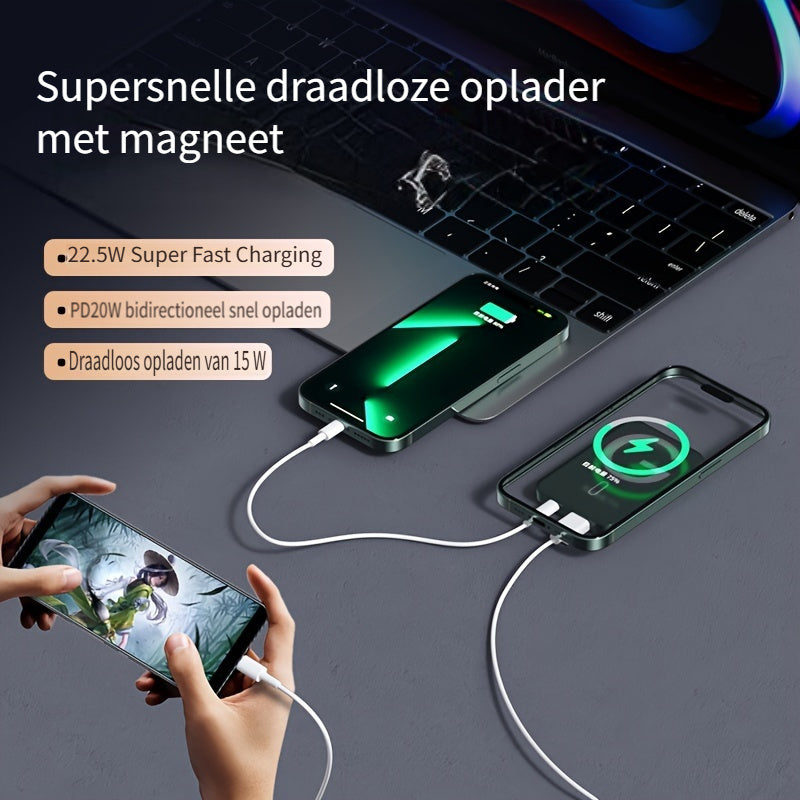 Magnetic Power Bank – Ultra Slim with Super Fast Wireless Charging